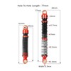 KEEDA 4PCS Aluminum Threaded Shock Absorbers Oil Damper for 1/18