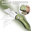 Vickay Folding Utility Knife, Box Cutter with 5 SK5 Quick