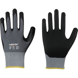 LeikaFlex Fine Knit Gloves with Nitrile Coating Size 9