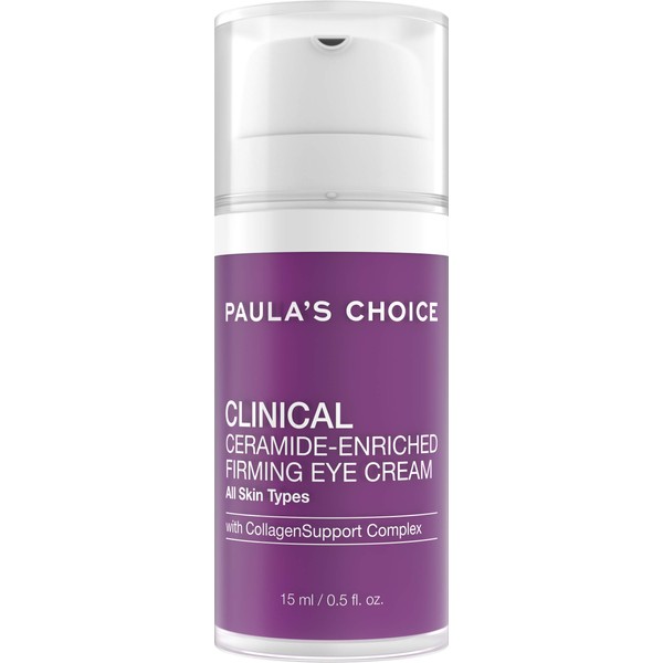 Paula's Choice CLINICAL Ceramide Firming Eye Cream with Vitamin C and Retinol, for Fine Lines, Wrinkles and Loss of Firmness