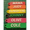 Custom 3D printed Keychain Luggage Tag Backpack zipper pull name