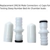 Aupll Replacement 2 M236 Male Connectors + 2 Caps for
