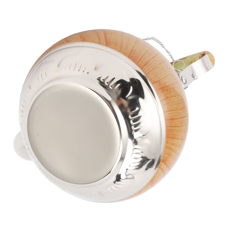 Tea Pot 1L Stainless Steel Thickened Strong Corrosion Resistant Silver