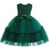 Bowknot Baby Girl Baptism Christening Ball Gown Dresses Toddler Wedding