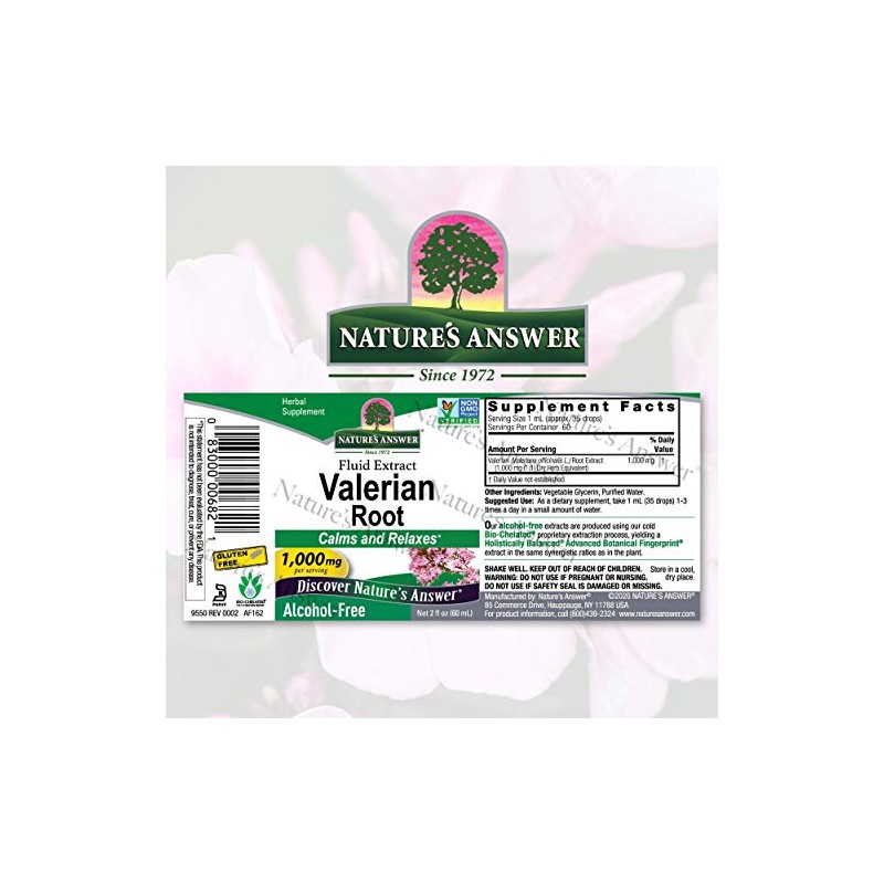 Nature's Answer | Valerian Root, 1 000 Mg, 2 Oz