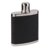 Haller Black Leather Hip Flask 200 CCM Stainless Steel Black