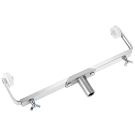 QWORK Aluminum Alloy Adjustable Paint Roller Frame for Large-Scale Projects, Adjustment Range is from 13.7"-23.6", Compatible with 1.5" Roller Covers