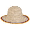 Lipodo Straw Hat Bell Shape - Natural Coloured Hat Made