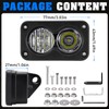 Baja Light for Ebike Upgrade Headlight ridstar Q20 6500K 20W