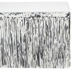 Beistle 55041-S Packaged 2-Ply Flame Proof Metallic Table Skirting, 30-Inch