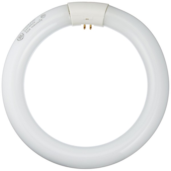 GE Garage and Basement Circline Cool White Bulbs, 8.25 Inch Diameter, FC8 T9 Light Bulbs (1 Pack)