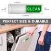 Dishwasher Magnet, Clean Dirty Sign Indicator for Dishwasher Non-Scratch Easy