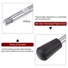 HARFINGTON 4pcs Clamping Handles M12 Thread 210mm (8.3") Length Chrome