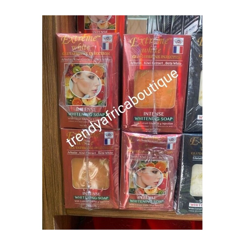 EXTREME WHITE Glutathion, Albutin Whitening Soap 200g X 1