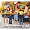 3 Pcs Back to School Photo Props Frame School Bus