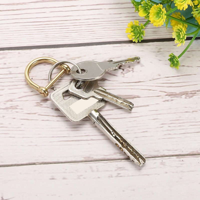 PATIKIL D-Ring Shackles, 3Pcs 1/2 Inch Inside Width Solid Pure