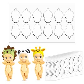 MTNSPTCR Adhesive Tape for Sonny Baby - 108PCS Double Sided Clear Adhesive Pads Custom Fit Sonny Baby Adhesive Tape Replacement, Removable Mini Figure Clear Glue Sticky Putty for Sonny Doll