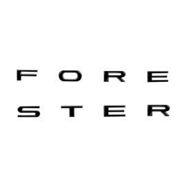 MEKOMEKO New 3D Metal Hybrid Car Sticker Emblem Badge Logo FORESTER Emblem ABS Plastic 8PCS (Piano Black) SLM-HZMB for Subaru Forester