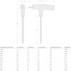 TEKTON 5/64 Inch Flat End Hex T-Handle Key | KTX31078