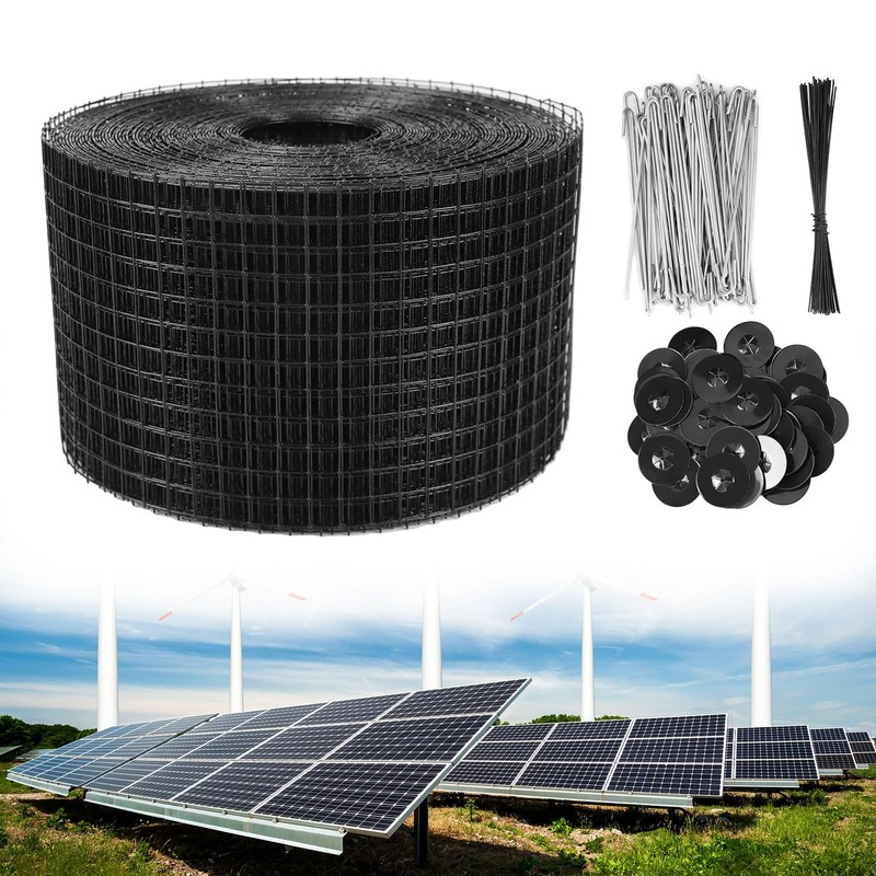 QWORK 6in X 100ft Solar Panel Bird Guard - Heavy-Duty