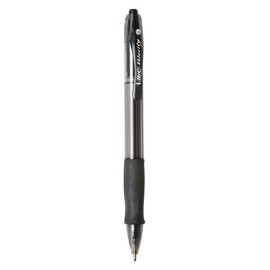 BIC VLGB11BK Velocity Retractable Ballpoint Pen, Black Ink, 1.6mm, Bold, Dozen (36)