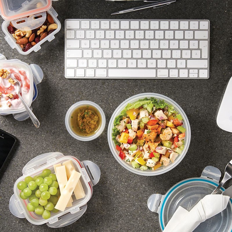 Starfrit LocknLock Easy Match Plastic Container - 3oz/100ml - Airtight,