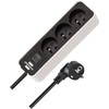 Brennenstuhl Ecolor Triple Junction Box with Switch and 3.00 m