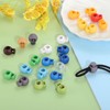sourcing map 50Pcs 8mm Plastic Cord Locks, Spring Slider Toggles