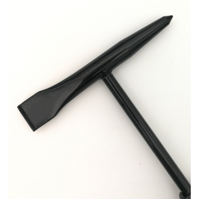 VASTOOLS Welding Chipping Hammer with Coil Spring Handle,10.5",Cone and Vertical