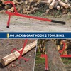 48 Inch Heavy Duty Timberjack Log Lifter, Log Jack Timber