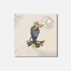 Unbranded Funny Mouse Schoolboy Animal 4'' X 4'' Square Wooden