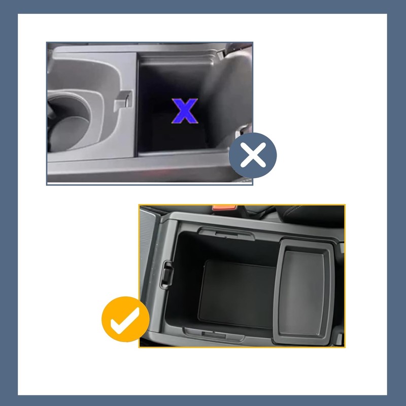 EUEKY 2Pack Hon da Civic 2025 Center Console Tray for