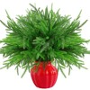 Bessny Christmas Norfolk Pine Branches - Set of 6 Artificial