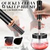 Shimsol Electric Makeup Brush Cleaner Dryer Machine, Automatic Brush Spinner