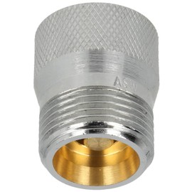 Wasserstop Aquastop Hose Burst Protection 3/4 Inch TÜV and GS Tested for Washing Machines and Dishwashers Chrome-Plated Brass