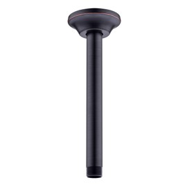 BESTILL 8 Inch Ceiling Mount Rain Shower Head Arm and Flange, Oil Rubbed Bronze