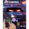 Devil Eyes Light 2-Pack, 14.7"x3.7" Ojos LED para carros, Programmable