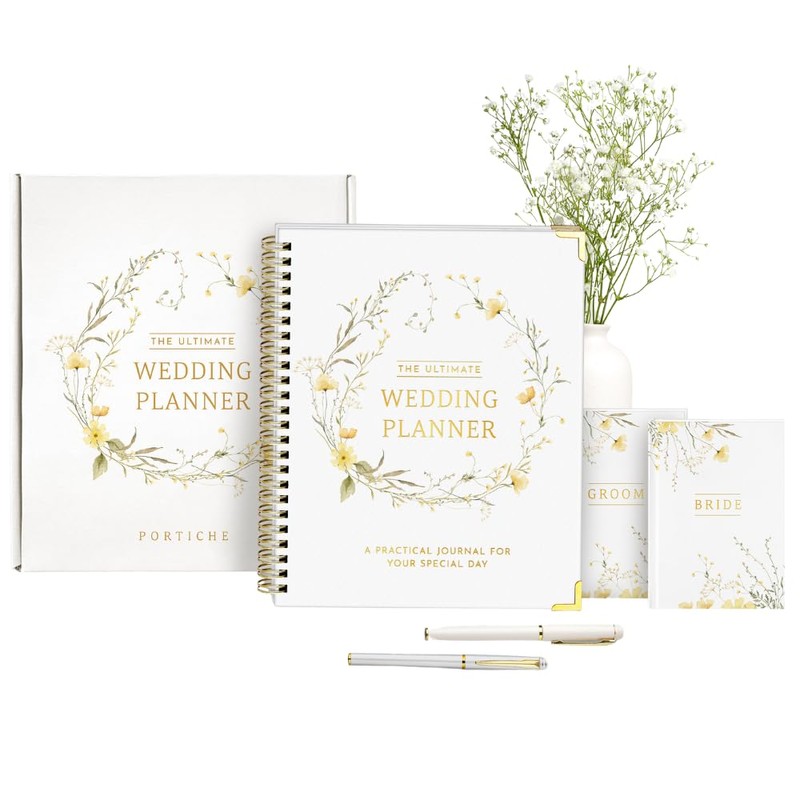 All-In-One Wedding Planner Book | Wedding Planning Organizer, Bridal Planner