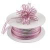 Ben Collection 1/8" X 50 Yards Iridescent Pull String Bows Ribbon (Mauve)