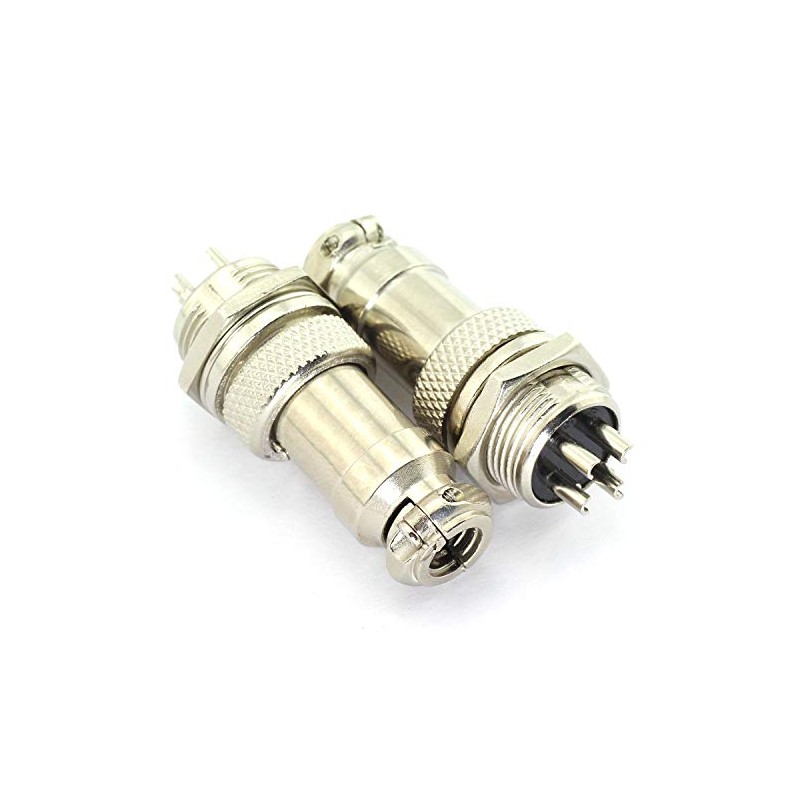 DGZZI 5Pairs GX16 4Pin macho hembra Circular Aviación Conector Enchufe
