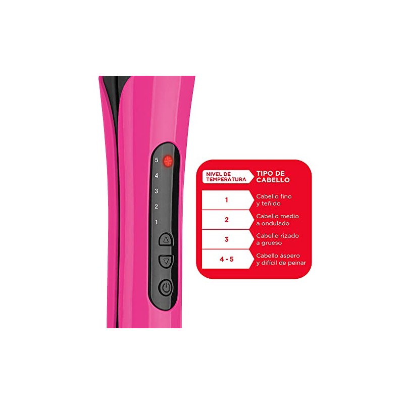 Revlon Alaciadora Multiestilizadora 2 en 1, Rosa