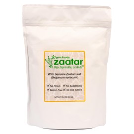 Zaatar Bulk & Share Size by Tyme Foods (2.2 LB/ 1 KG) - Zaatar Seasoning with Genuine Hyssop Herb/Zaatar Spice - Fresh Zatar - Mixed in USA