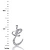 Certified 925 Sterling Silver Script Letter E Initial Charm Pendant