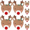 8 Piece Reindeer Shaped Coasters and Placemats Festive Christmas Tableware
