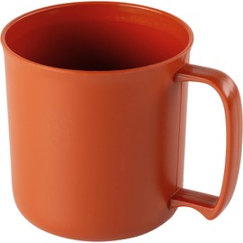 GSI Outdoors 77239 Cascadian Mug – 14 fl. oz. Lightweight BPA-Free Recycled Plastic Tableware for Camping, RV, Backpacking and Outdoor Dining, Terracotta