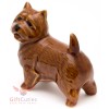 Porcelain Figurine of the Norwich Terrier Dog
