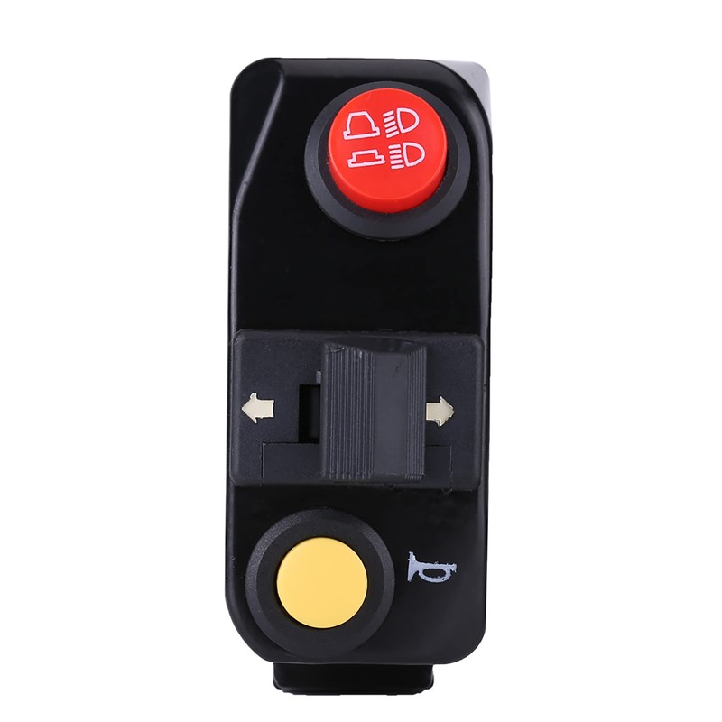 12V 22mm Motorcycle Control Switch Left Handlebar Switch Plated Switch