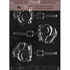 BUNNY LOLLY Easter Chocolate candy mold with Copyrighted molding Instructions - set of 3