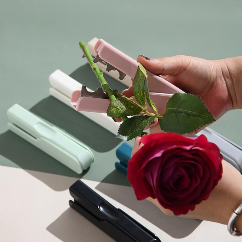 TEONEI Rose Thorn Stripper Tool,Rose Thorn Remover,Leaf Thorn Stripper Tool,Flower