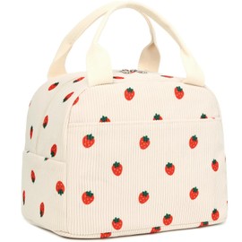 Lunch Bag Children Girls Lunch Bag Waterproof Thermal Bag Lightweight Picnic Bag with Insulation Layer Lunch Bag Girls Corduroy